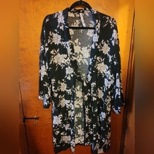 Spiritual gangster floral robe/kimono